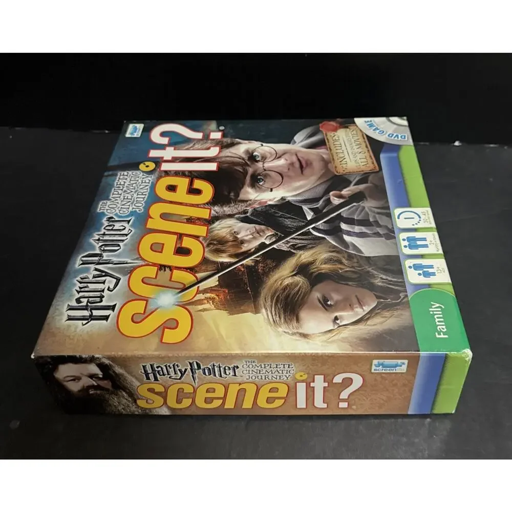 Scene It Harry Potter Complete Cinematic Journey Game Complete DVD Cards Sealed